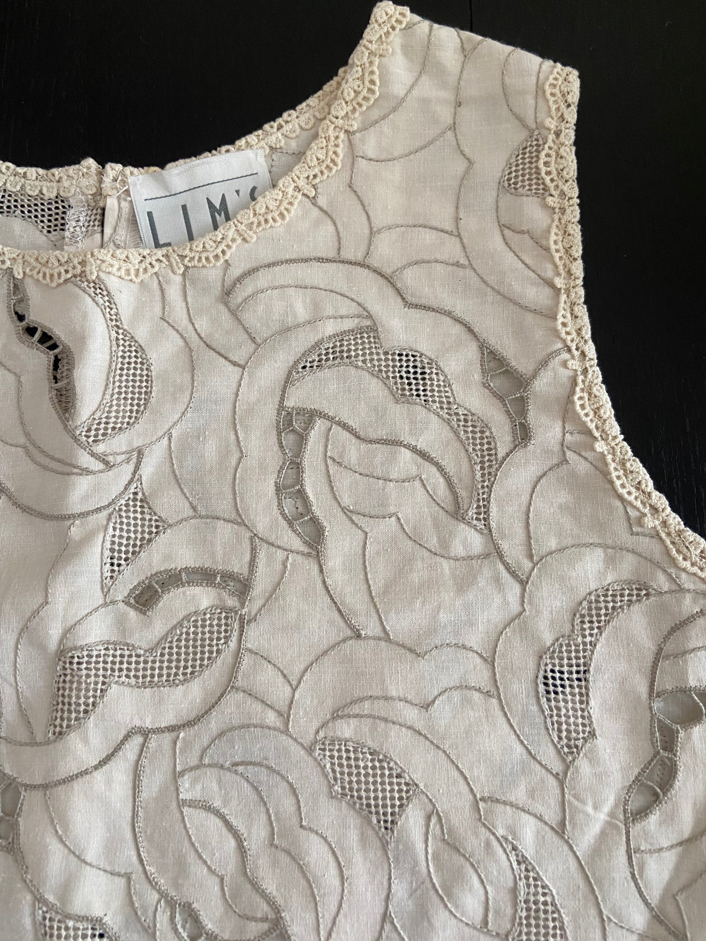 Special Order- Vintage Embroidered Crop Top