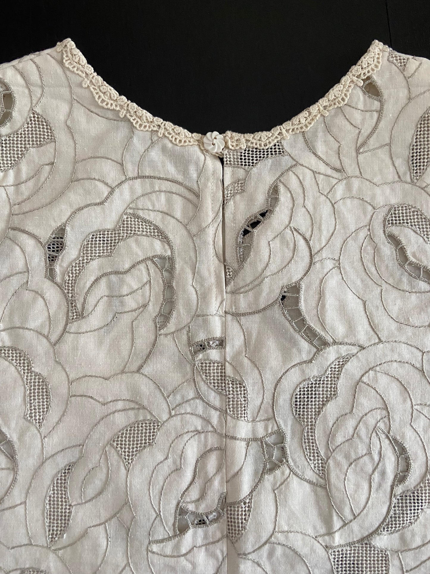 Special Order- Vintage Embroidered Crop Top
