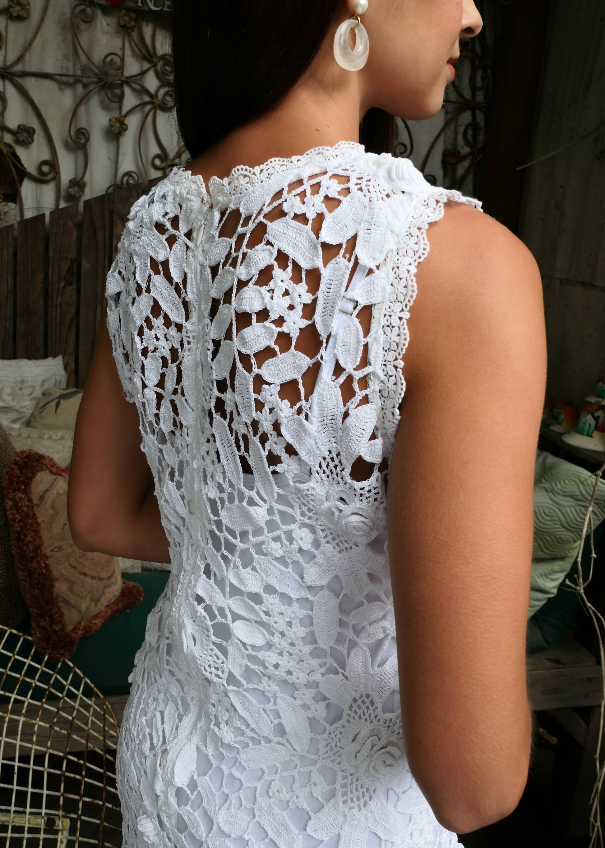 The Regina Crochet Tank Dress by Lim's Vintage The Regina Crochet Tank Dress by Lim's Vintage