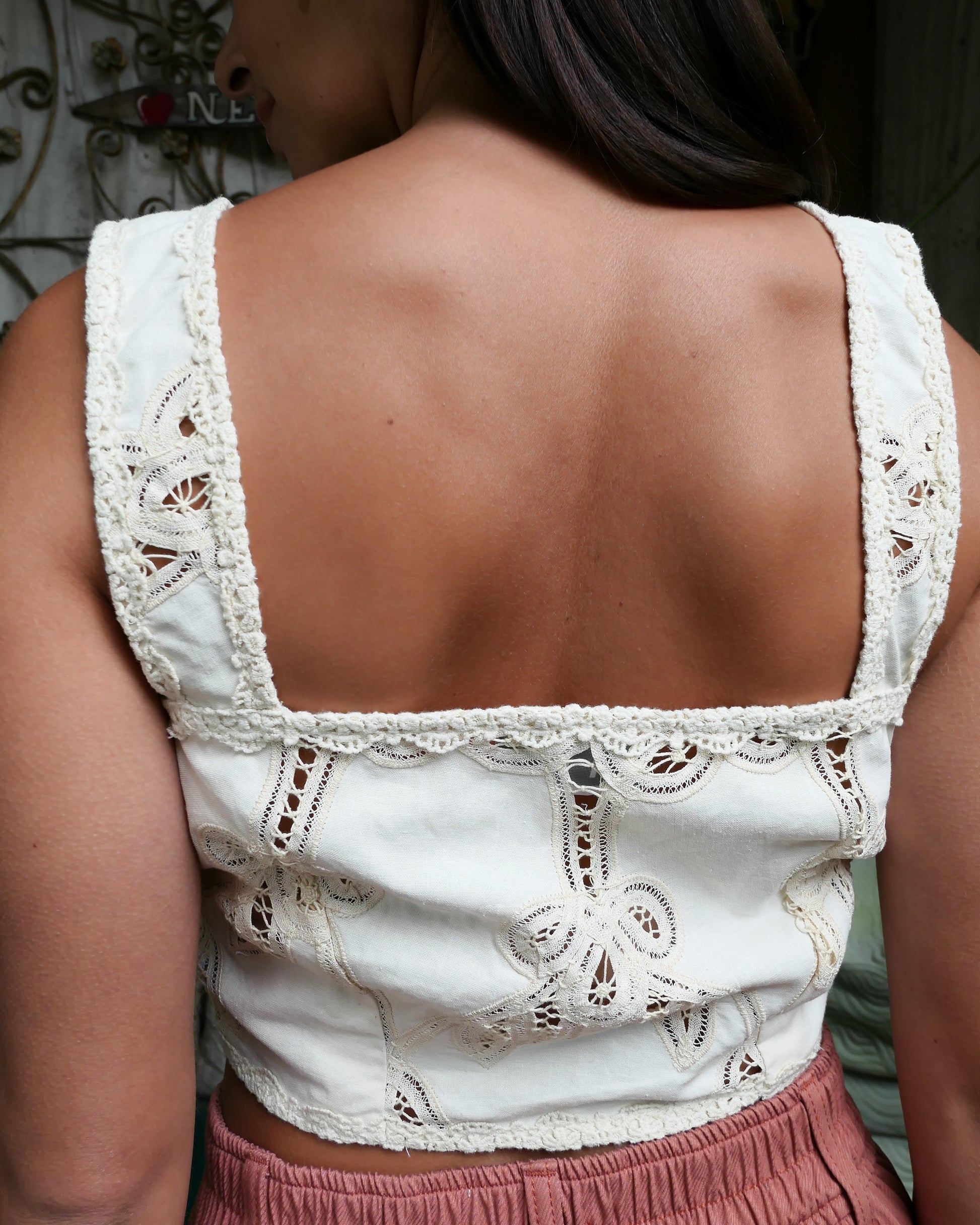 The Betty Battenberg Lace Bra Top The Betty Battenberg Lace Bra Top