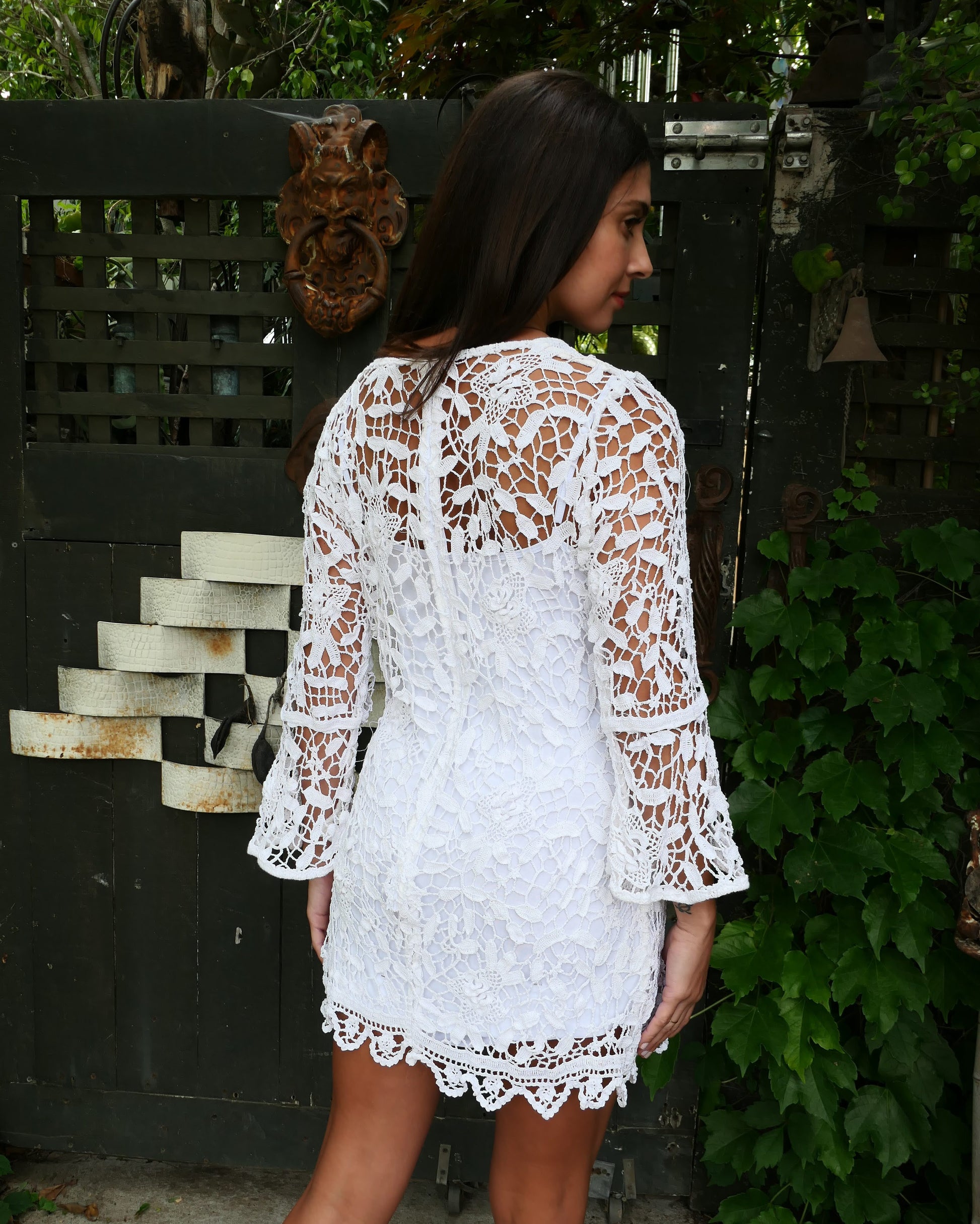 belle crochet mini dress Frankies Bikinis Belle Crochet Dress by Frankies Bikinis