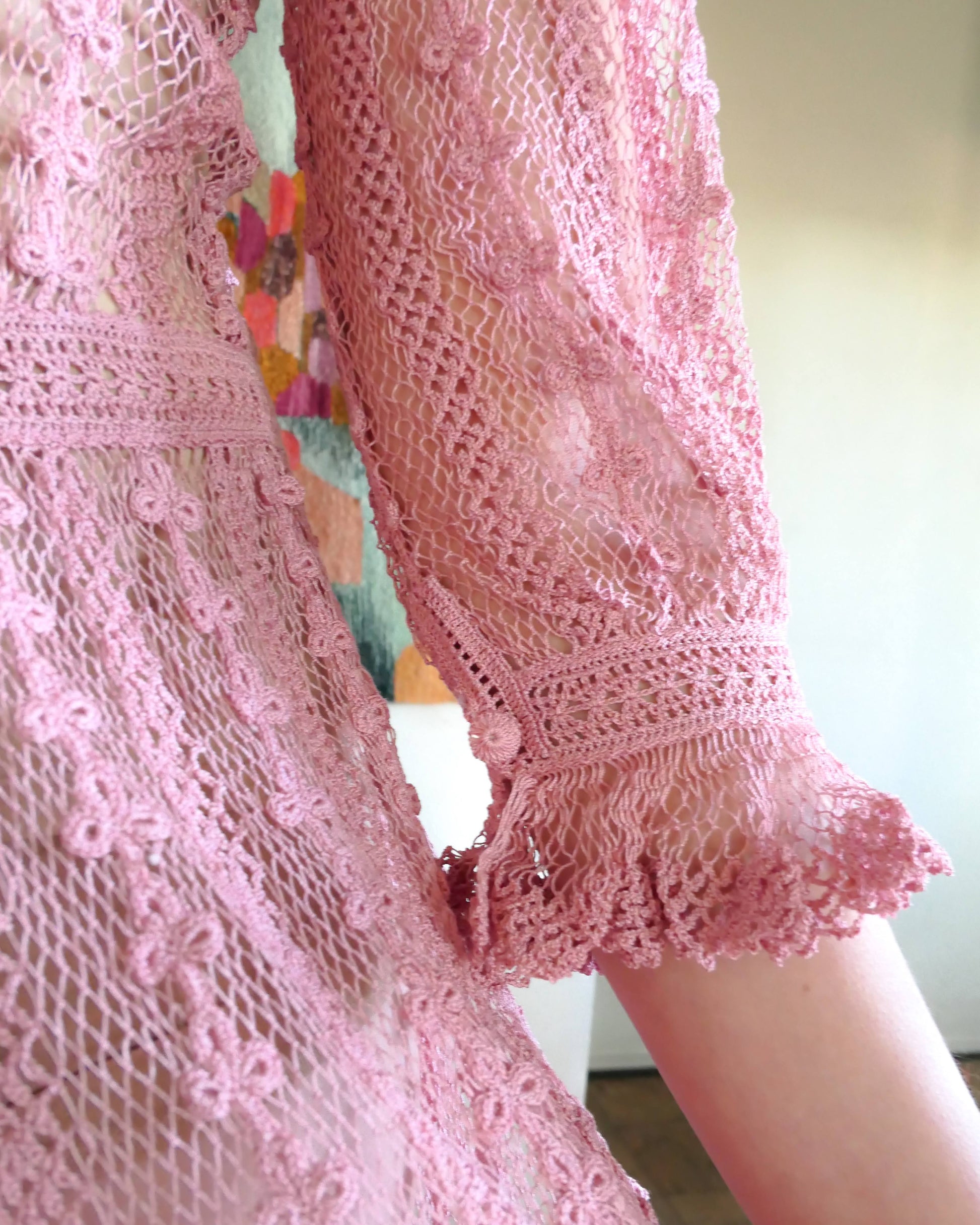 Lim's Vintage Rosetta Crochet Maxi Dress Lim's Vintage Rosetta Crochet Maxi Dress